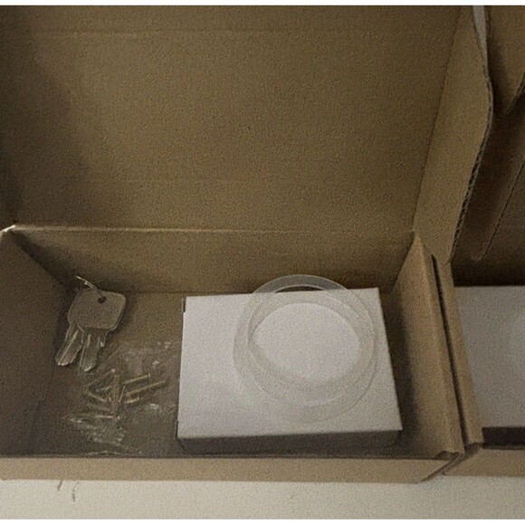 Leydebong Pack of 2 Gold Pocket Door Lock with Keys Square Pocket Door Hardware - Picture 11 of 15